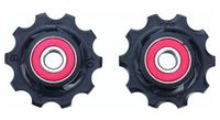 bbb rollerboys ceramic bearings jockey wheels 10s black