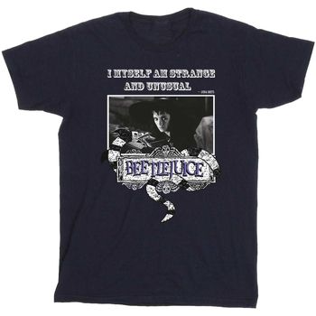 Beetlejuice Camiseta Strange And Unusual para niño