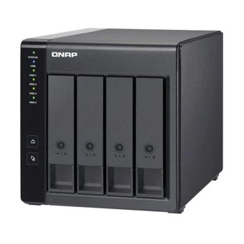 Disco Duro externo QNAP 4 bahías USB 3.2 Gen 1 TR-004 con RAID y hot-swap