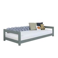 cama infantil kiddy 90 x 200 verde salvia