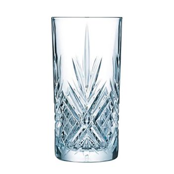 Juego de 6 vasos altos vidrio 38 cl