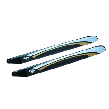 Hoja principal de helicóptero G-hobby de fibra de carbono de 510 mm para helicóptero RC