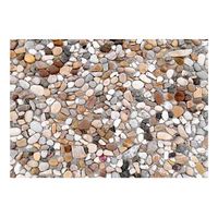 papel pintado 3d - stone beach 350x245 cm