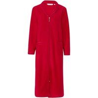 Zip Front Fleecy Housecoat