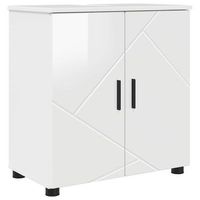 gabinete de bano brillante 61 x 35 x 64 cm vidaxl