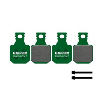Galfer - Pastillas de freno Pro para bicicleta de montaña compatibles con Magura MT5 y MT7, potentes y silenciosas, resistentes al calor y al desgaste, ideal para descensos exigentes