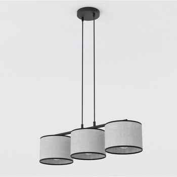 Lámpara colgante nar gris (3 luces)