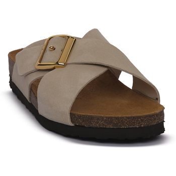 Frau Sandalias VELOUR CAPPUCCINO para mujer