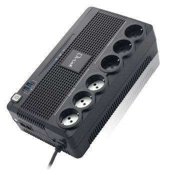 L-Link LL-700-G6 SAI 700VA con 6 Schucko