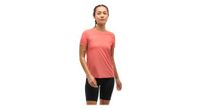 maillot de manga corta rosa hoka airolite para mujer