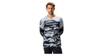 Camiseta de manga larga endura mountain camo edicion limitada negro gris