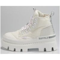 buffalo botines botin simona flat vegan crema con aspecto de cocodrilo para mujer