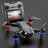 wlrc m9 wifi fpv con controladora de pantalla lcd de 125 cm camara dual hd gimbal servo posicionamiento por flujo op