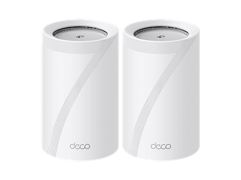 Sistema WiFi Mesh - TP-Link Deco BE65 Pro (Pack de 2), 11 Gbit/s, MU-MIMO, Blanco, 4 Antenas, Wi-Fi 7 Triple Banda