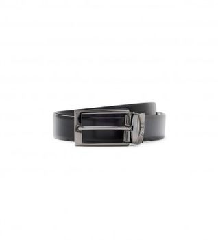 HUGO para hombre. 50307803 Cinturón de Piel Elvio negro (105 cm), Casual