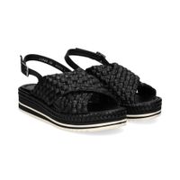 pons quintana sandalias con plataforma mujer - negro talla 37