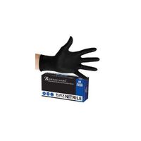 black nitrile gloves extra large box of 100