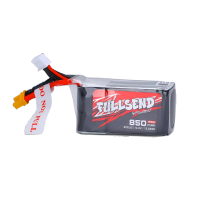 bateria de litio iflight fullsend 4s 148v 850mah 95c con enchufe xt30 de 97g para geprc cinelog25 iflight ih3 dji o3 fp