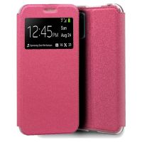 cool funda flip cover liso rosa para oppo a52  a72  a92