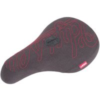 odyssey big stitch fat pivotal seat black with red stitching