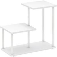 estanteria de almacenaje 40x20x345 cm blanco