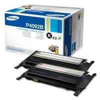 samsung clt-p4092bels black original toner cartridges -twin pack