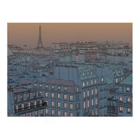 papel pintado 3d - rbuenas noches paris 300x231 cm
