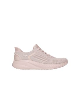 Zapatillas Skechers Bobs Squad Chaos - Current Mu Natural Knit Mujer