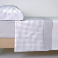 juego de sabanas algodon june  gris cama de 200cm
