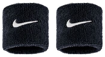 Munequera de esponja  x2  nike swoosh classic negro