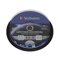 disco blu-ray verbatim 43825 m-disc 25 gb 4x imprimible pack 10 unidades