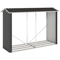 outsunny lenera con estructura de acero galvanizado y base elevada 240x86x160 cm negro   aosom espana