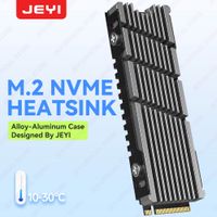 jeyi cooler ii m2 ssd disipador de calor aleacion de aluminio y magnesio radiador eficiente con almohadilla termica para pcps5 m2 pcie 2280 nvme ssd