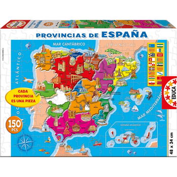 Educa - Puzzle 150 piezas Provincias de España (14870)