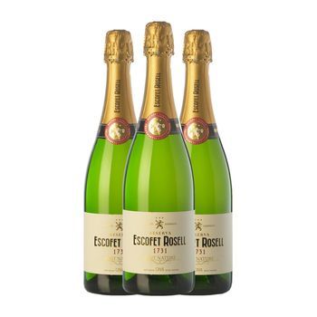 Escofet Rosell 1731 Brut Nature Cava Reserva 75 Cl 11.5% Vol. (pack De 3 Unidades)