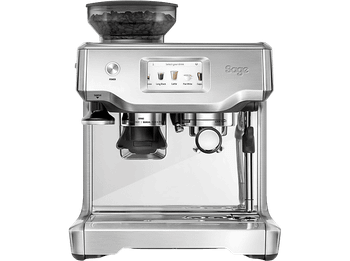 Cafetera express - Sage SES880BSS4EEU1 The Barista Touch, 15 bar, 1680 W, 2 l, 480 ml leche, Molinillo, Inox