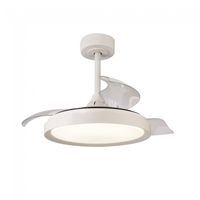 ventilador led aspas desplegables mistral mini cct dim 40w