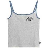 superdry camiseta tirantes debardeur gris chine para mujer
