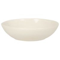 plato hondo de ceramica beige