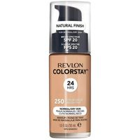 revlon base de maquillaje colorstay foundation for normal to dry skin - 250 fresh para mujer