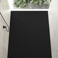 plato de ducha resina cover negro  70x180cm