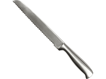Cuchillo - CMP Paris KD33061, Hoja Acero inoxidable 20 cm, Cacha de inoxidable, Ideal para pan