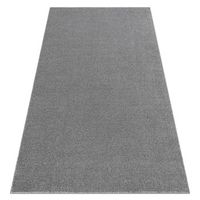 alfombra eton plus color gris claro monocromatica uniforme lisa 200x300 cm