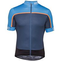 poc tops y camisetas essential xc zip tee blue 58120-8189 para hombre