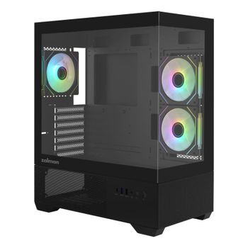 Carcasa Zalman CHRONIX BLACK Midi Tower ATX Iluminación Multi
