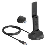 adaptador delock usb wlan wi-fi 6e ax5400 2402574 mbps