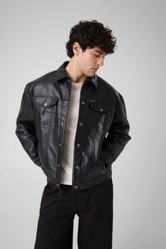 Chaqueta De Cuero Sintético