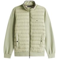 tommy hilfiger abrigo de plumas mix media ess rwb stand para hombre