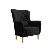 sillon orem 113 negro tapiz 105x82x89cm