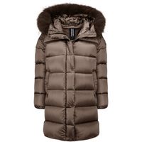 bomboogie abrigo hooded long down jacket  racc para mujer